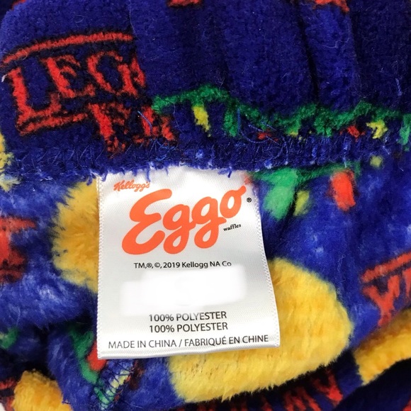 Eggo Lego My Eggo Christmas Lights Pajama Bottoms - Picture 6 of 6